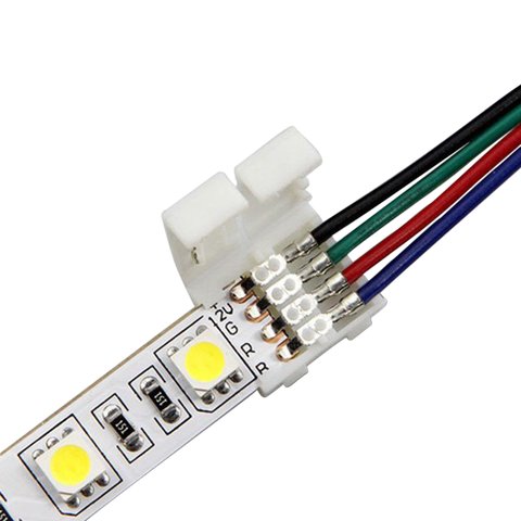 Соединительный кабель, 4-контактный, для светодиодных лент RGB5050 WS2813, двухсторонний Превью 4