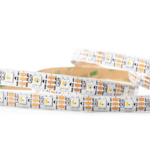 Светодиодная лента RGBWW SMD5050, SK6812 (белая, c  управлением, IP65, 5 В, 60 диодов/м, 5 м) Превью 1