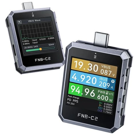 USB-тестер FNIRSI FNB-C2 Прев'ю 3