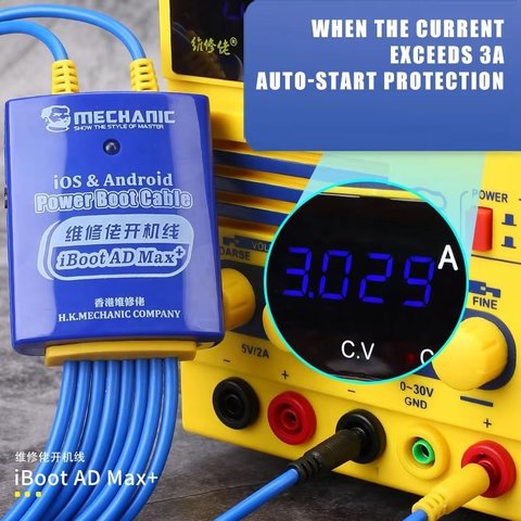 Тест-кабель питания Mechanic iBoot AD Max+, ip (6-15 series) + android Превью 1