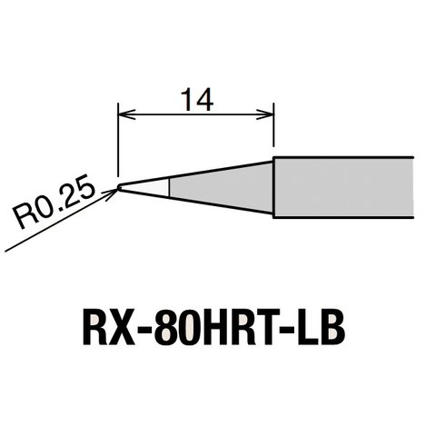 Punta de recambio GOOT RX-80HRTLB para RX-802AS Vista previa  1