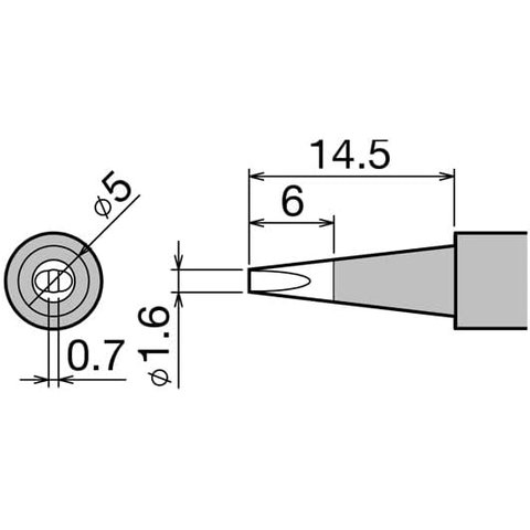 Soldering Iron Tip Goot PX-28RT-1.6D Preview 4