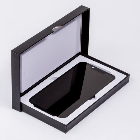 Дисплей для iPhone 14, черный, с рамкой, HC, (OLED), GX OEM hard Превью 2