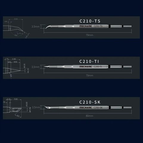 Soldering Iron Tip Mechanic C210-TS Preview 6