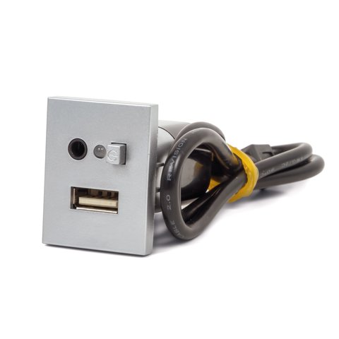 Модуль для подключения USB для Ford 6000CD MP3+USB (серебристый) Превью 6