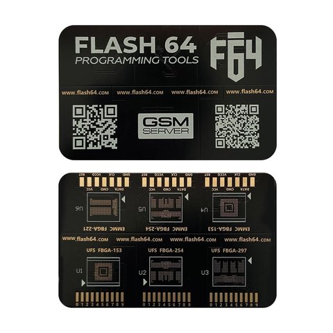 Flash 64 BGA ISP Board for eMMC / UFS Memory Chips Preview 2