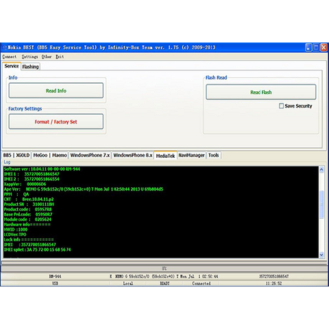 ATF/Cyclone/JAF/MXBOX HTI/UFS/Universal Box F-Bus/USB-кабель для Nokia 108 Превью 4