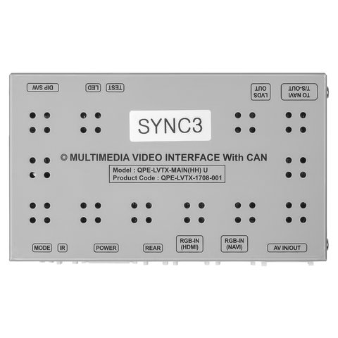 Видеоинтерфейс для Ford Explorer, Mustang, F150, Kuga, Focus 2016– г.в. с монитором Sync 3 Превью 1