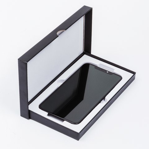 Дисплей для iPhone XS Max, чорний, з рамкою, High Copy, (OLED), GX OEM hard Прев'ю 2