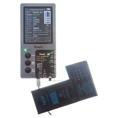 Аккумулятор Deji для Apple iPhone XS Max, Li-ion, 3,8 В, 3710 мАч, повышенная ёмкость, original IC Превью 1