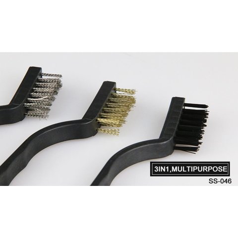 Щітка Sunshine SS-046, для чищення плат, антистатична, 165 мм, 3 шт. Прев'ю 1