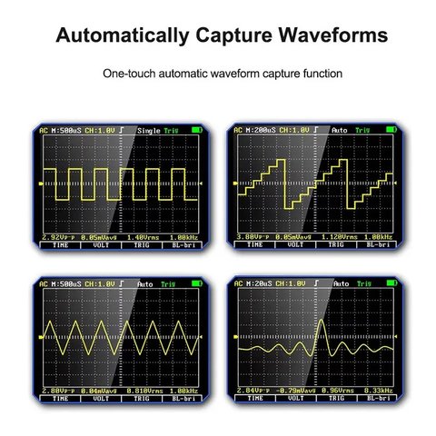 Мультиметр Sunshine DT-24 Pro, цифровий, з осцилографом Прев'ю 4