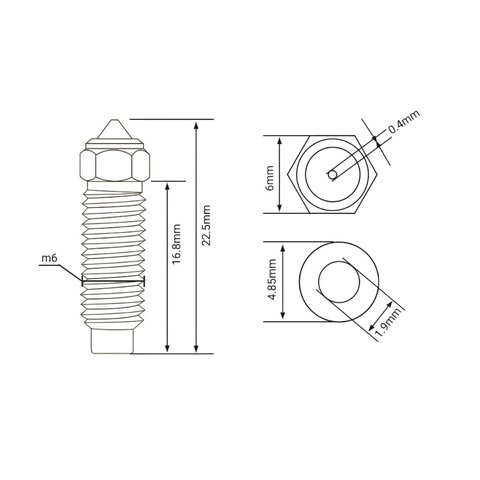 Сопло латунне для швидкісного друку ELEGOO Neptune 4 Max / 4 Plus Прев'ю 4